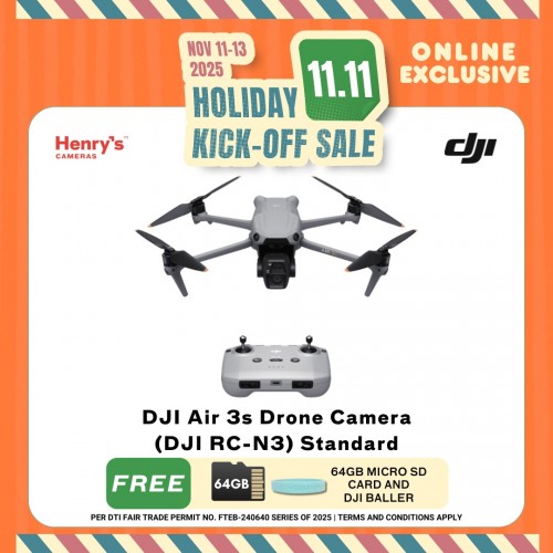 DJI Air 3s Drone Camera (DJI RC-N3) Standard