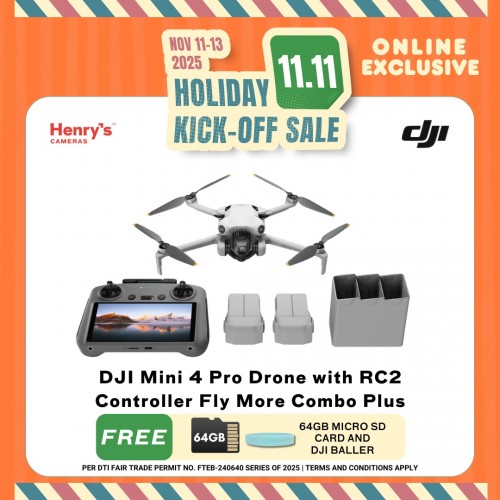 DJI Mini 4 Pro Drone with RC2 Controller Fly More Combo Plus