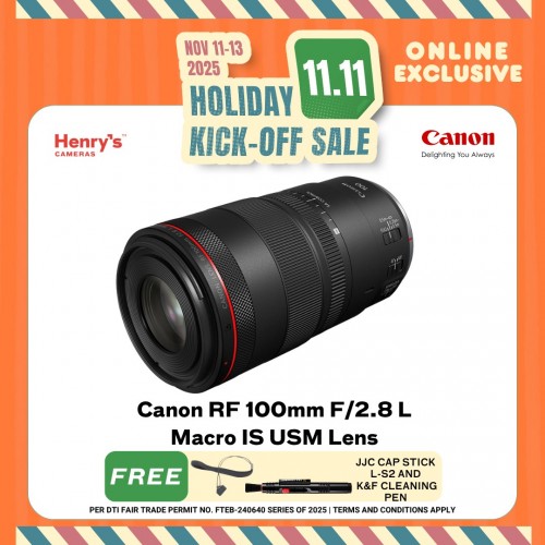 Canon RF 100mm F/2.8 L Macro IS USM Lens