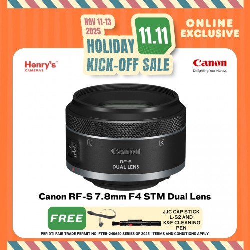 Canon RF-S 7.8mm F4 STM Dual Lens