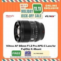 Viltrox AF 56mm F1.2 Pro APS-C Lens for Fujifilm X-Mount