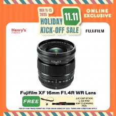 Fujifilm XF 16mm F1.4R WR Lens