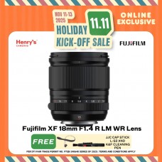 Fujifilm XF 18mm F1.4 R LM WR Lens