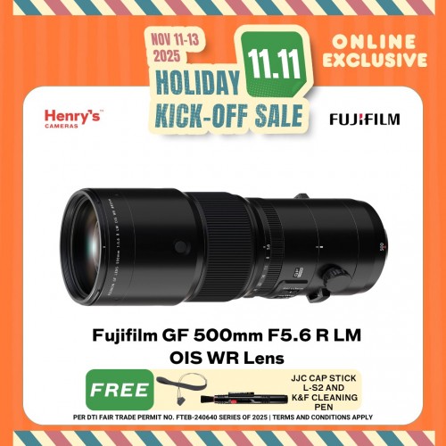 Fujifilm GF 500mm F5.6 R LM OIS WR Lens