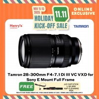 Tamron 28-300mm F4-7.1 Di III VC VXD for Sony E Mount Full Frame