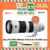 Sony FE 200-600mm F/5.6-6.3 G OSS Lens