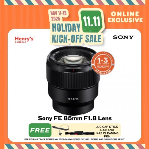 Sony FE 85mm F1.8 Lens