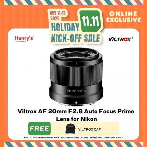 Viltrox AF 20mm F2.8 Auto Focus Prime Lens for Nikon