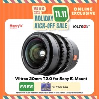 Viltrox 20mm T2.0 for Sony E-Mount