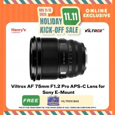 Viltrox AF 75mm F1.2 Pro APS-C Lens for Sony E-Mount