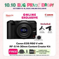 Canon EOS R50 V with RF-S 14-30mm Content Creator Kit