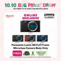 Panasonic Lumix S9 Full Frame Mirrorless Camera Body Only