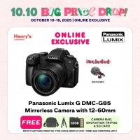 Panasonic Lumix G DMC-G85 Mirrorless Camera with 12-60mm