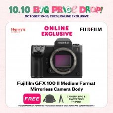 Fujifilm GFX 100 II Medium Format Mirrorless Camera Body