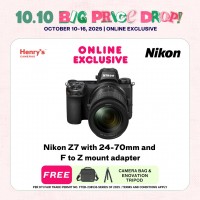 Nikon Z7 with 24-70mm and F to Z mount adapter