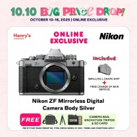 Nikon ZF Mirrorless Digital Camera Body Silver 