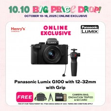 Panasonic Lumix G100 with 12-32mm with Grip