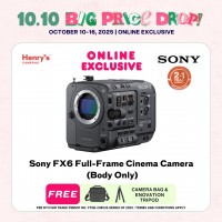 Sony FX6 Full-Frame Cinema Camera (Body Only)