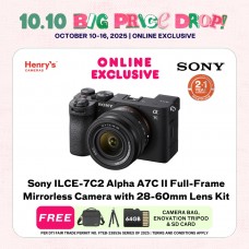 Sony ILCE-7C2 Alpha A7C II Full-Frame Mirrorless Camera with 28-60mm Lens Kit