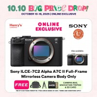 Sony ILCE-7C2 Alpha A7C II Full-Frame Mirrorless Camera Body Only