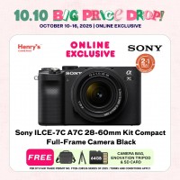Sony ILCE-7C A7C 28-60mm Kit Compact Full-Frame Camera Black