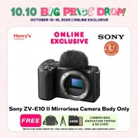 Sony ZV-E10 II Mirrorless Camera Body Only