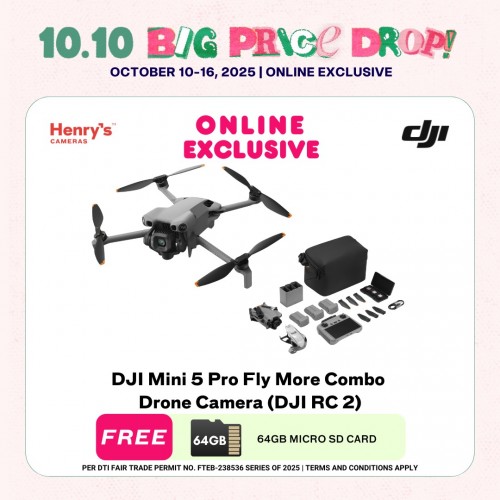 DJI Mini 5 Pro Fly More Combo Drone Camera (DJI RC 2)