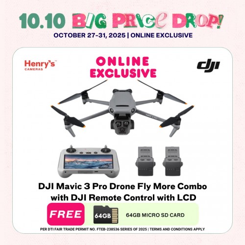 DJI Mavic 3 Pro Drone Fly More Combo with DJI Remote Control with LCD