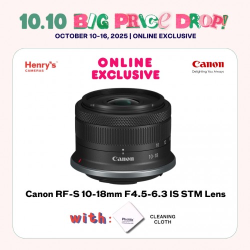 Canon RF-S 10-18mm F4.5-6.3 IS STM Lens