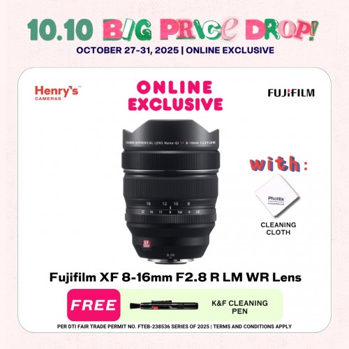 Fujifilm XF 8-16mm F2.8 R LM WR Lens