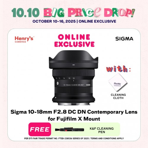 Sigma 10-18mm F2.8 DC DN Contemporary for Fujifilm X Mount