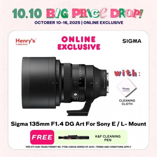 Sigma 135mm F1.4 DG Art For Sony E / L- Mount