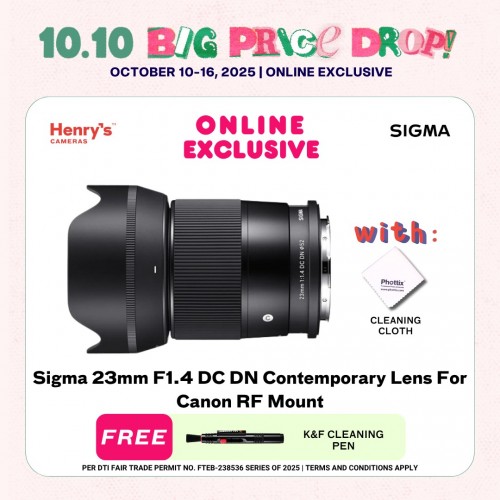 Sigma 23mm F1.4 DC DN Contemporary Lens For Canon RF Mount
