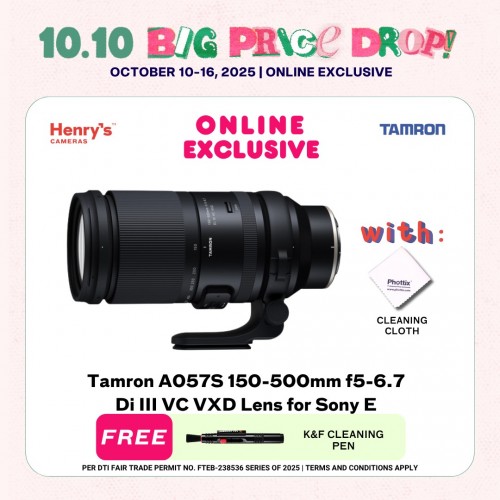 Tamron A057Z 150-500mm f5-6.7 Di III VC VXD Lens for Nikon Z