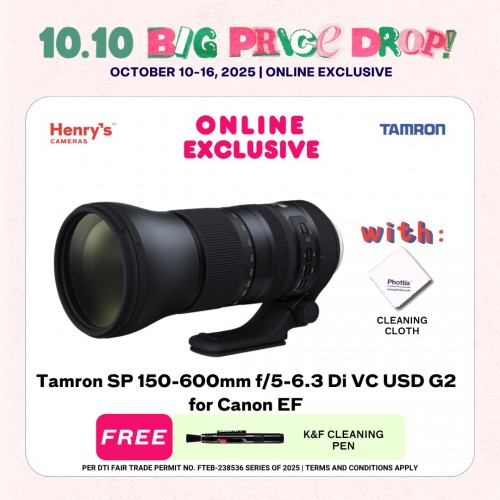 Tamron SP 150-600mm f/5-6.3 Di VC USD G2 for Canon EF - Order Basis