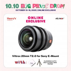 Viltrox 20mm T2.0 for Sony E-Mount