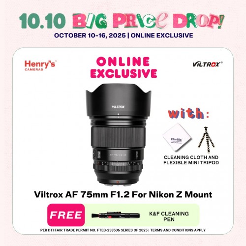 Viltrox AF 75mm F1.2 For Nikon Z Mount