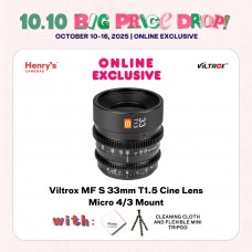 Viltrox MF S 33mm T1.5 Cine Lens Micro 4/3 Mount
