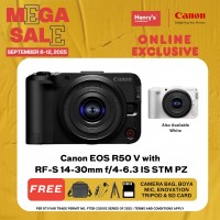 Canon EOS R50 V with RF-S 14-30mm f/4-6.3 IS STM PZ