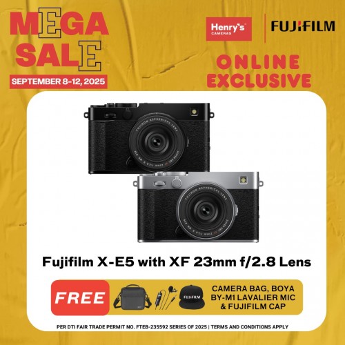 Fujifilm X-E5 with XF 23mm f/2.8 Lens