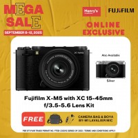 Fujifilm X-M5 with XC 15-45mm f/3.5-5.6 Lens Kit