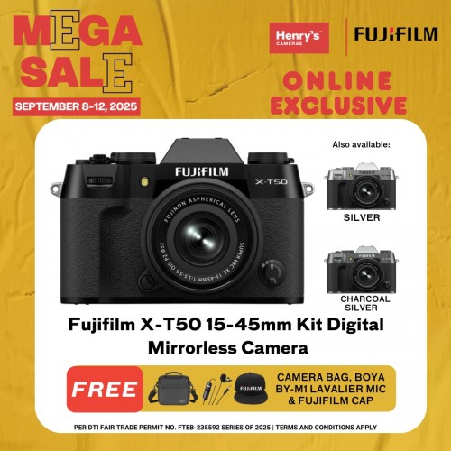 Fujifilm X-T50 15-45mm Kit Digital Mirrorless Camera