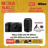 Nikon Z30 Mirrorless Camera with 16-50mm and 50-250mm Dual Lens Kit