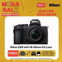 Nikon Z50 Mirrorless with 16-50mm Kit Lens