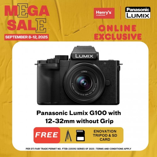 Panasonic Lumix G100 with 12-32mm without Grip