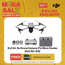 DJI Air 3s Drone Camera Fly More Combo (DJI RC-N3)