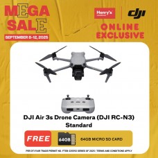 DJI Air 3s Drone Camera (DJI RC-N3) Standard