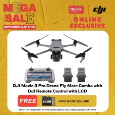 DJI Mavic 3 Pro Drone Fly More Combo with DJI Remote Control with LCD