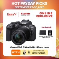 Canon EOS R10 Mirrorless Camera with 18-150mm Lens