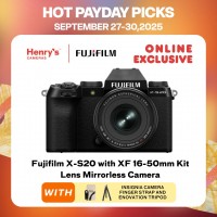Fujifilm X-S20 with XF 16-50mm Kit Lens Mirrorless Camera 